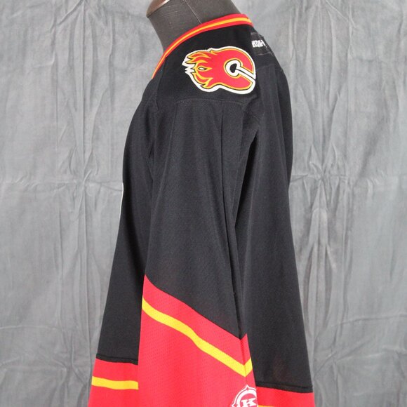 Calgary Flames Jersey (VTG) - 1990s Alternate Jersey by Koho - Men's Medium - Picture 4 of 10